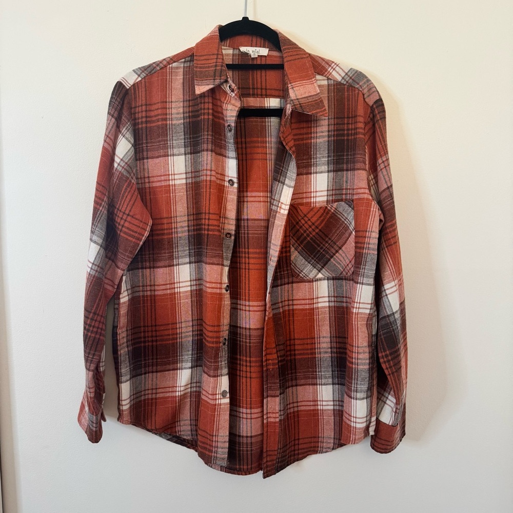 La Miel Flannel Button Down